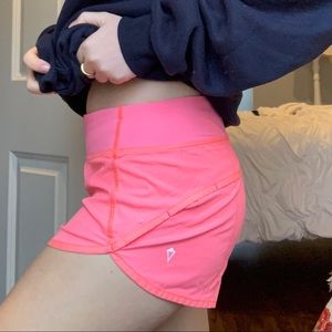 pink shorts